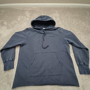 Aime Leon Doré Overdyed Heavyweight Hoodie Navy Pullover Medium